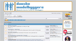 Desktop Screenshot of danskemodelbyggere.dk