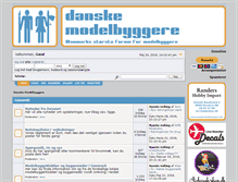 Tablet Screenshot of danskemodelbyggere.dk